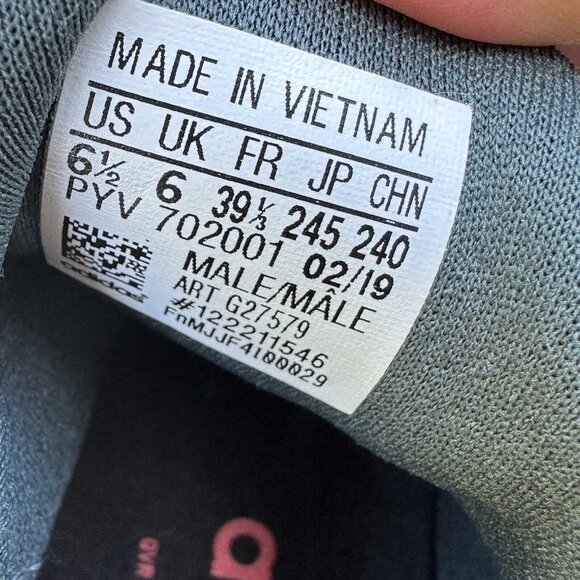 Adidas LXCON Running Shoes Black Scarlet Red White G27579 Men's Size 6.5 - Picture 12 of 13